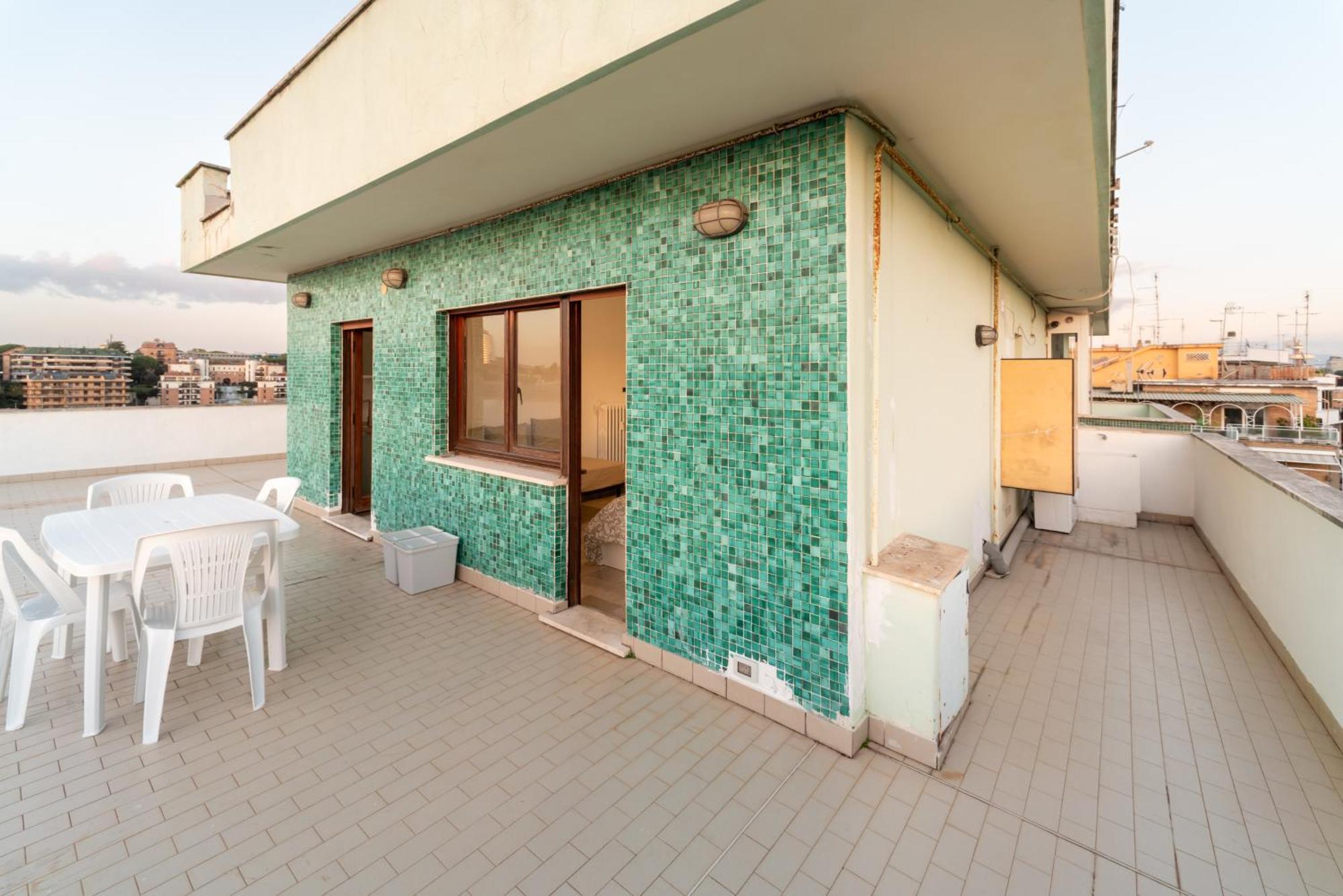 Eur - Penthouse Leilighet Roma Eksteriør bilde